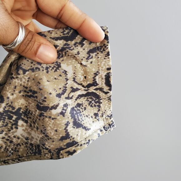 Dana Buchman Women's Snakeskin Print Ruched Top Size M - Picture 5 of 8